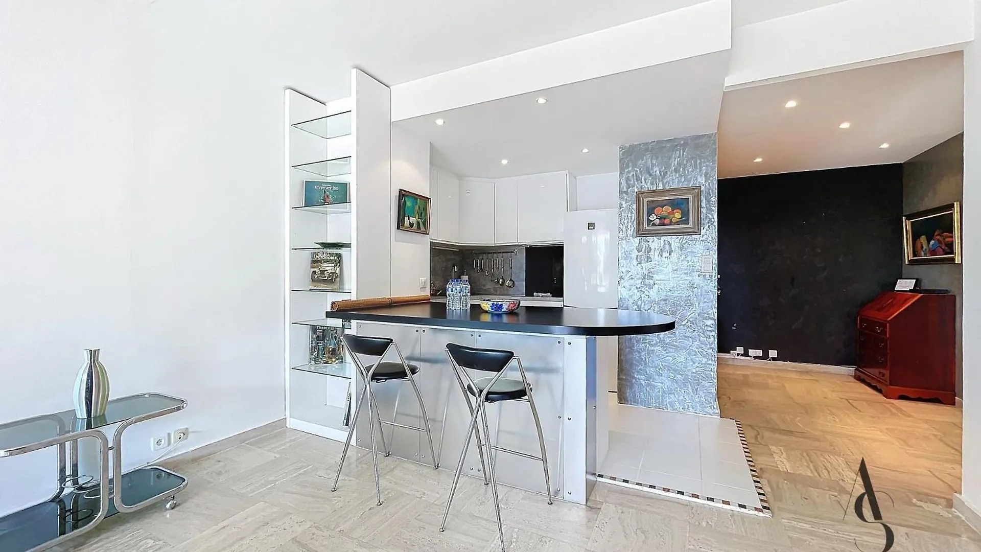 Alexandra - 4 Pers 61M2 - Climatise - Apercu Mer Cannes France