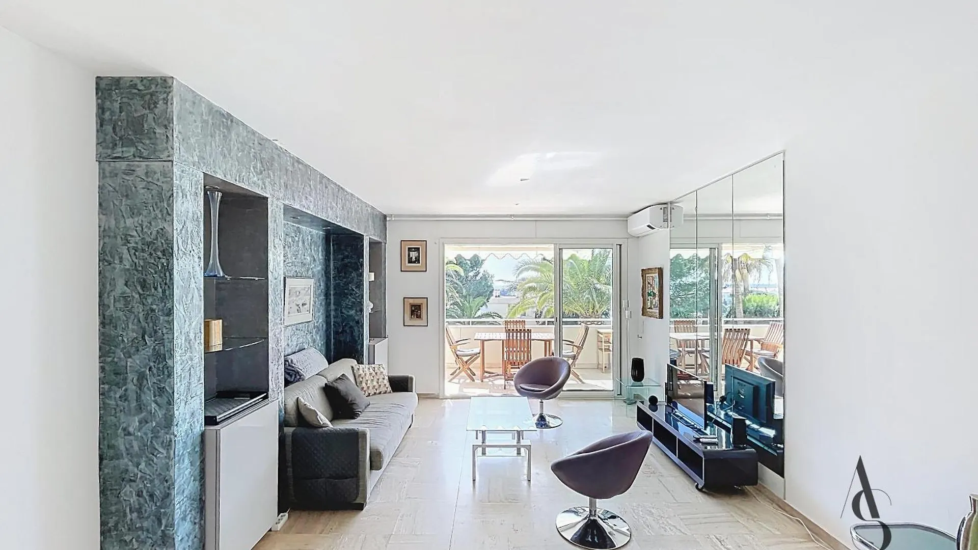 Alexandra - 4 Pers 61M2 - Climatise - Apercu Mer Cannes