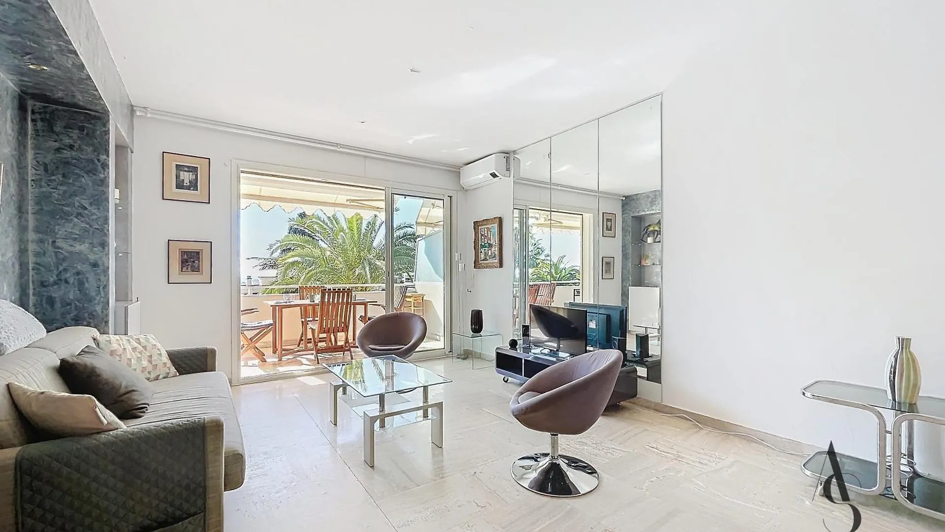 Alexandra - 4 Pers 61M2 - Climatise - Apercu Mer Cannes Francia